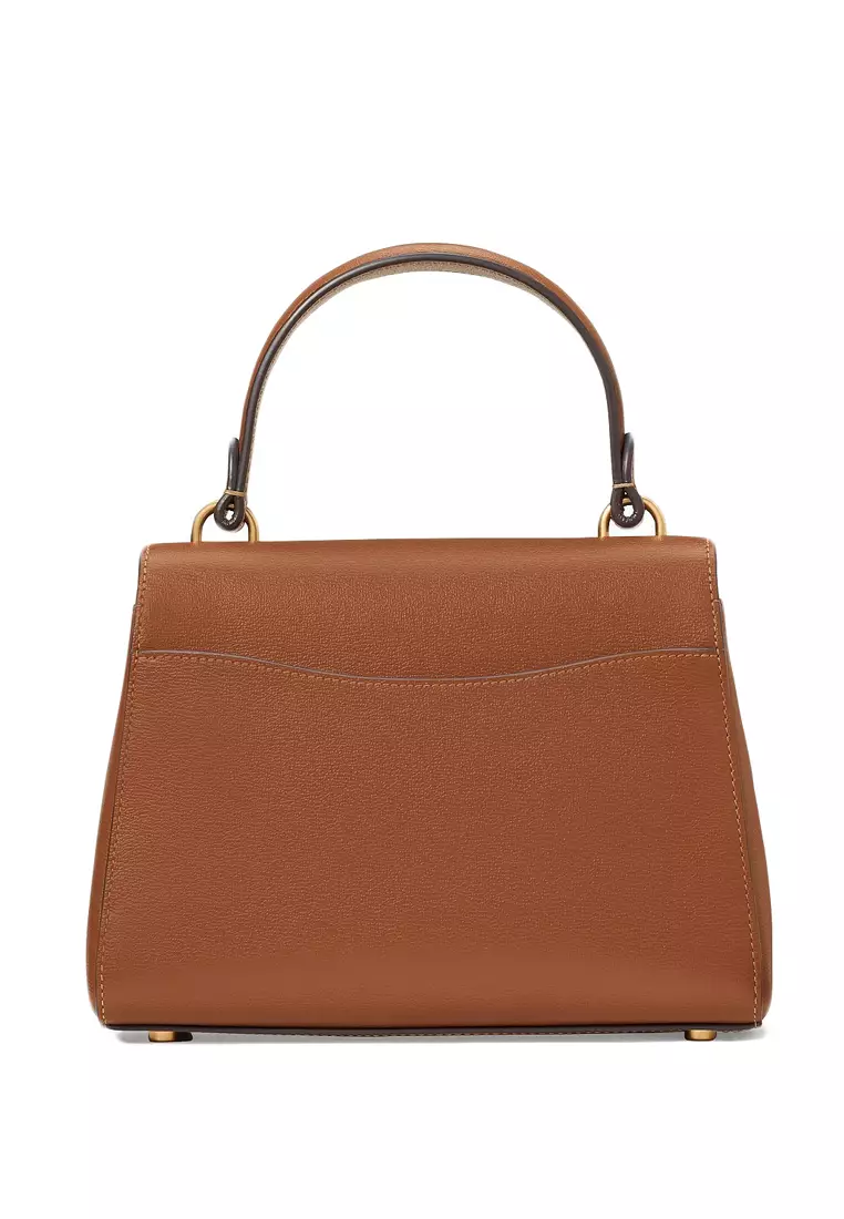 Katy Small Top-handle Bag - Brown