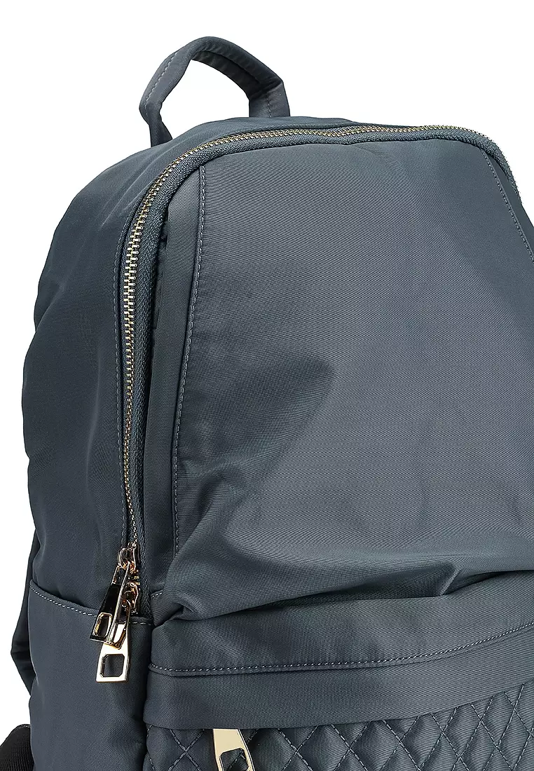Quilted Nylon Backpack