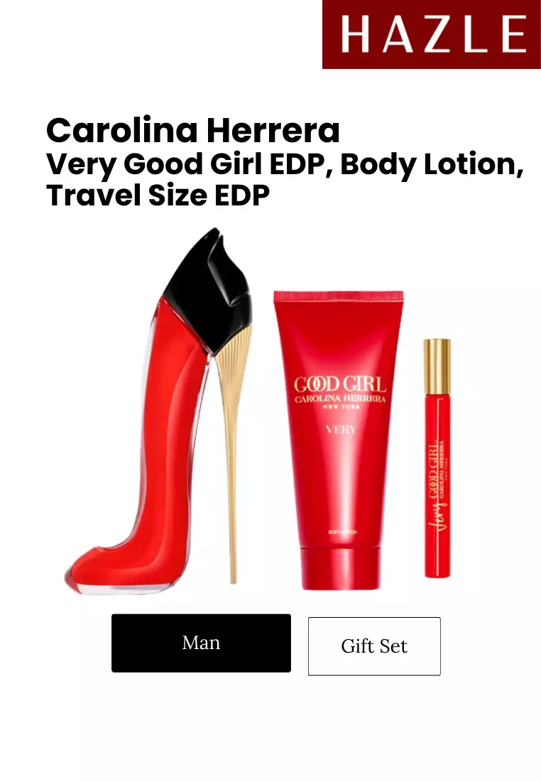[Gift Set] Very Good Girl Woman EDP 80 ml + Body Lotion 100 ml + Travel Spray 10 ml