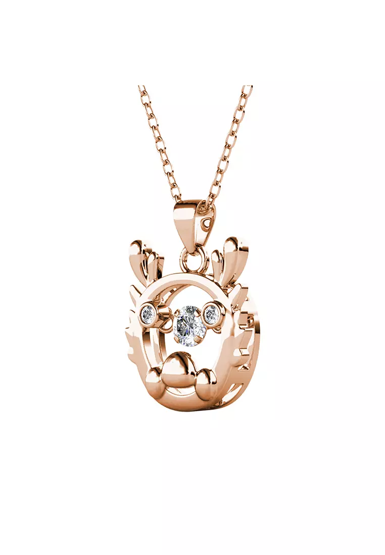 Dancing Shio Pendant Dragon ( Naga ) RG - Kalung Crystal Swarovski by Her Jewellery