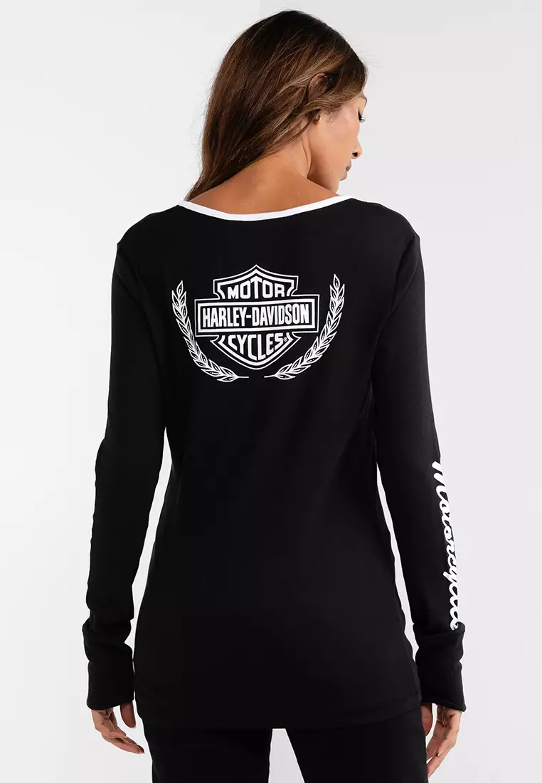 Harley-Davidson Trophy Bar & Shield Henley