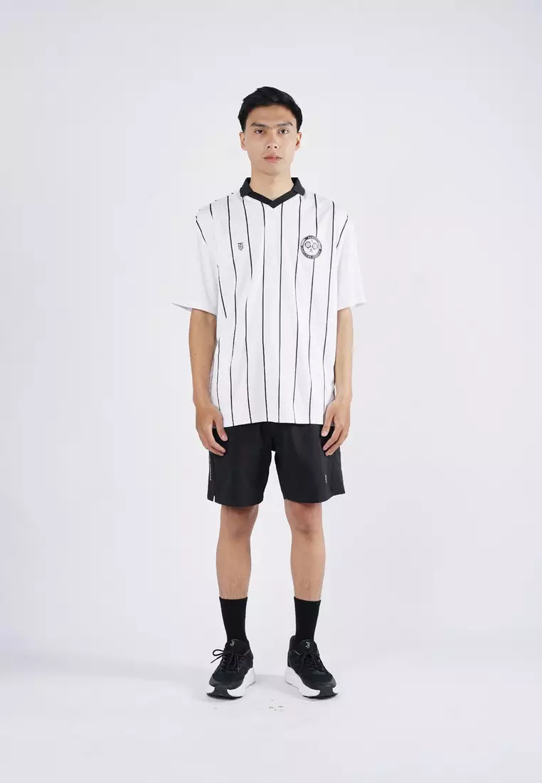 3Second Men's Collar T-Shirt Short Sleeve Relaxed Fit Polyester Sporty Dink C240925