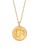 Elli Germany gold Perhiasan Wanita Perak Asli - Silver Kalung Zodiac Aries Coin Gold Plated B5DC8AC8E821D0GS_2