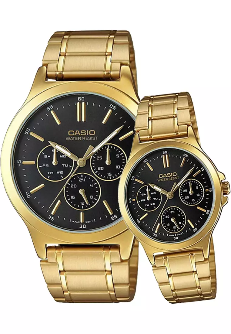 Analog Couple Watches COUPLE-V300G-1A