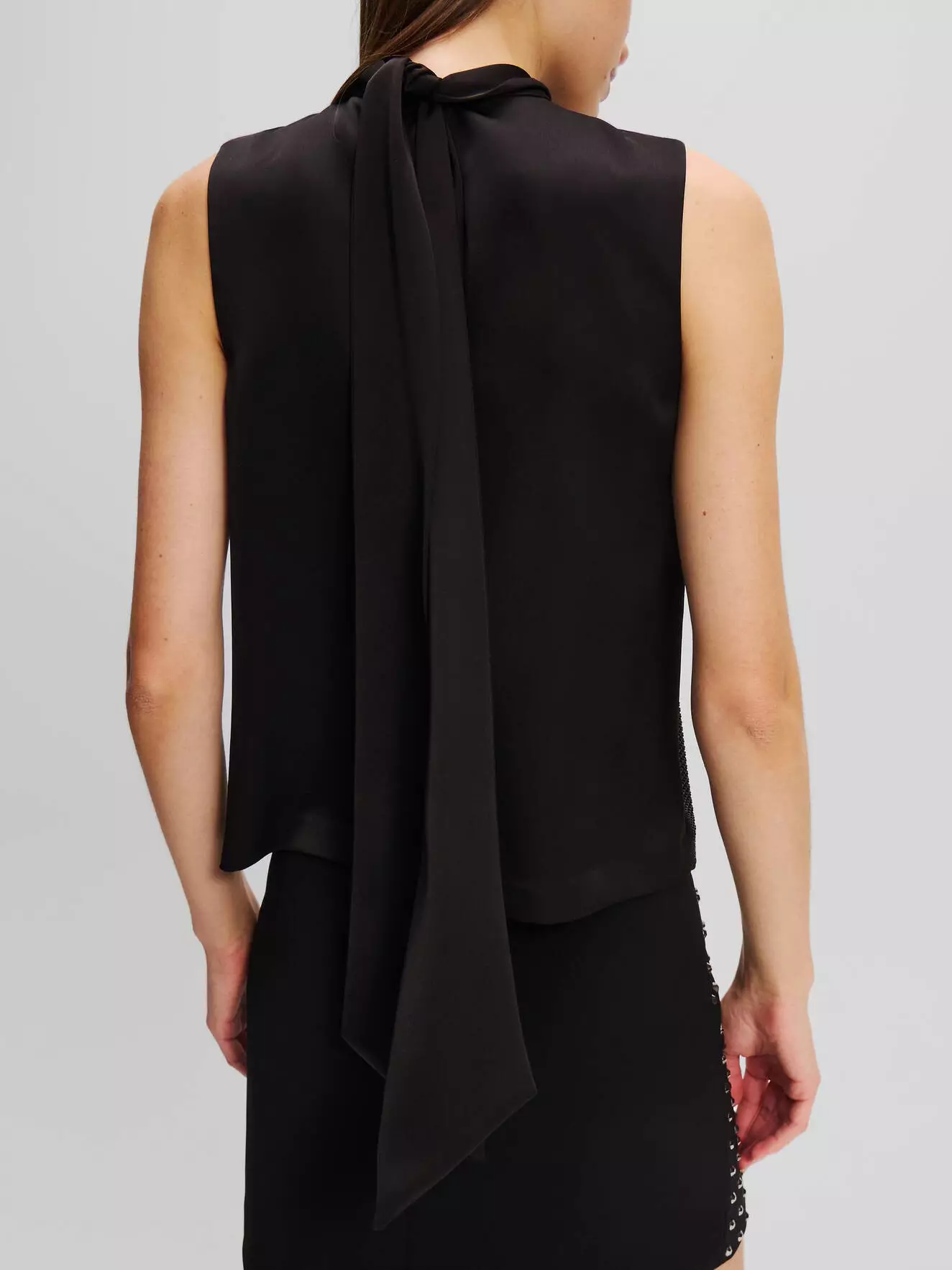 Rhinestone Shift Top