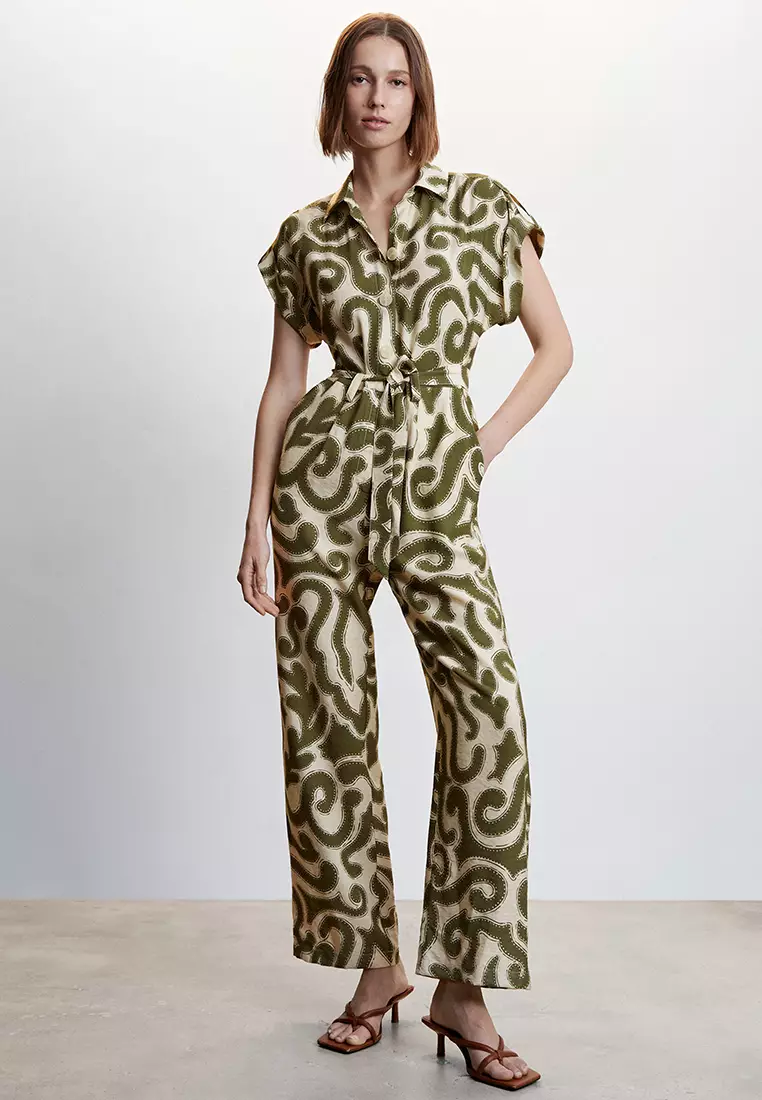 Buy Mango Flowy Long Jumpsuit 2024 Online