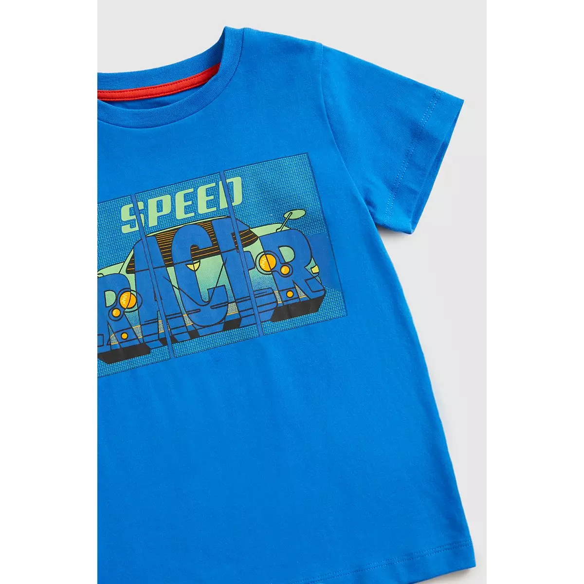 Mothercare Speed Racer T-Shirt - Kaos Anak Laki-laki (Biru)