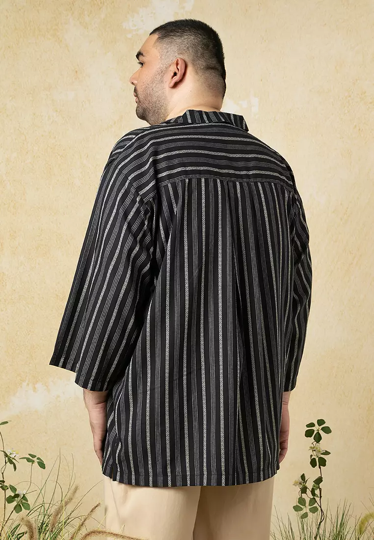 Plus Size Omar Collar Shirt