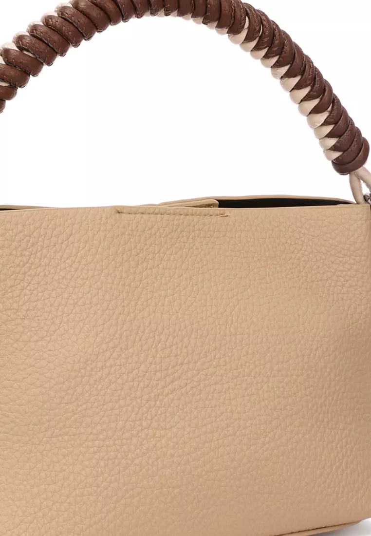 Cable Cord Strap Mini Bag In Khaki