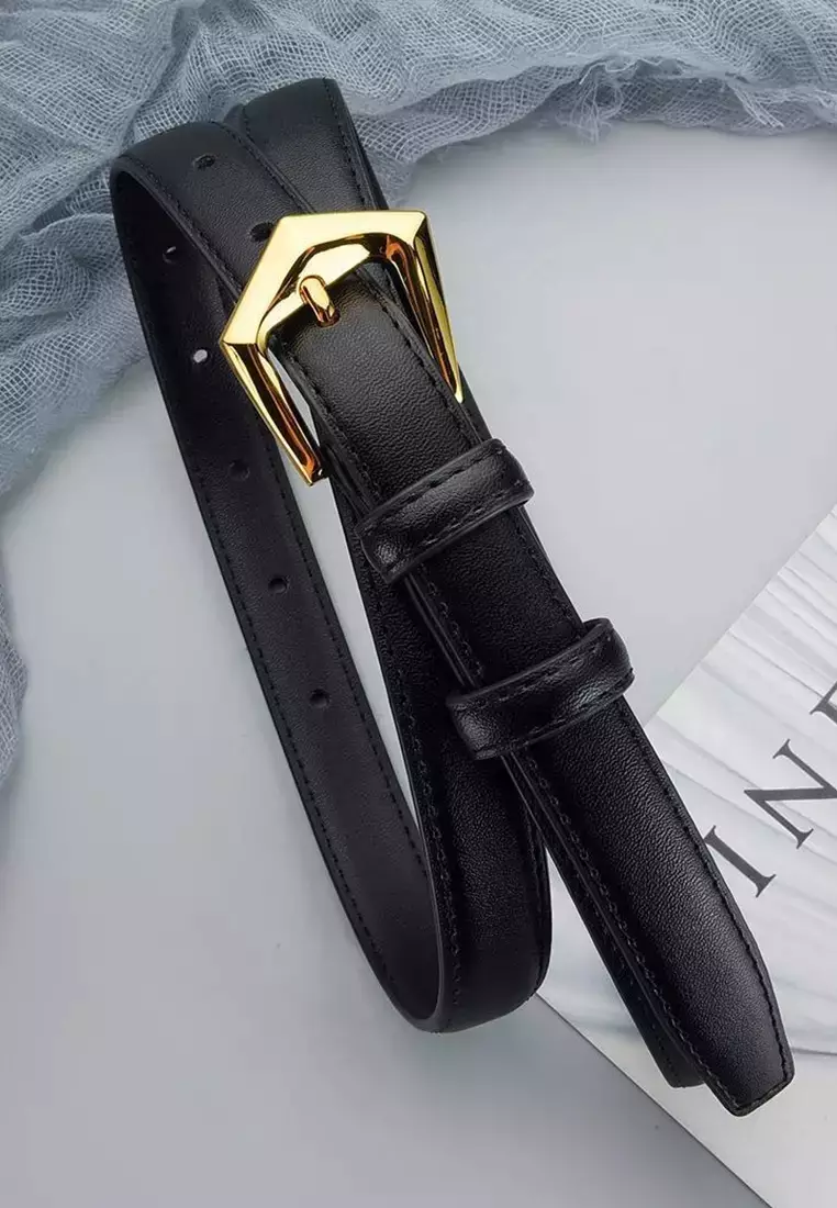 Slim Cowhide Belt