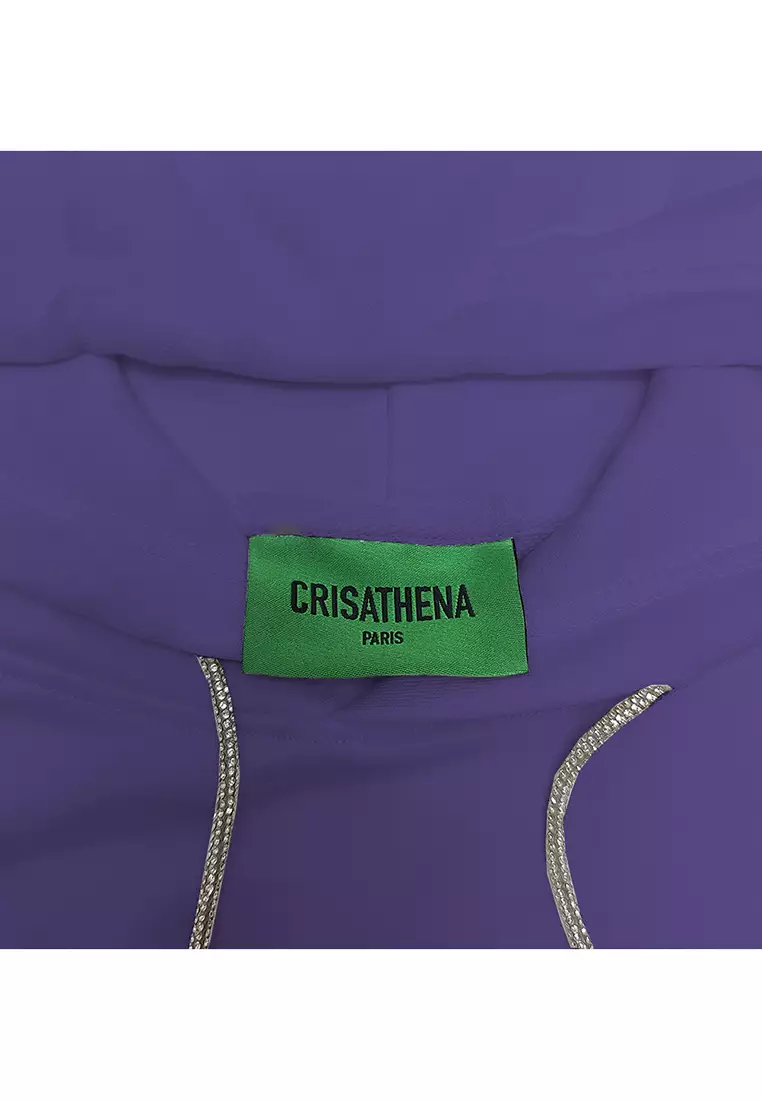 Crisathena Rainbow Hoodie in Purple