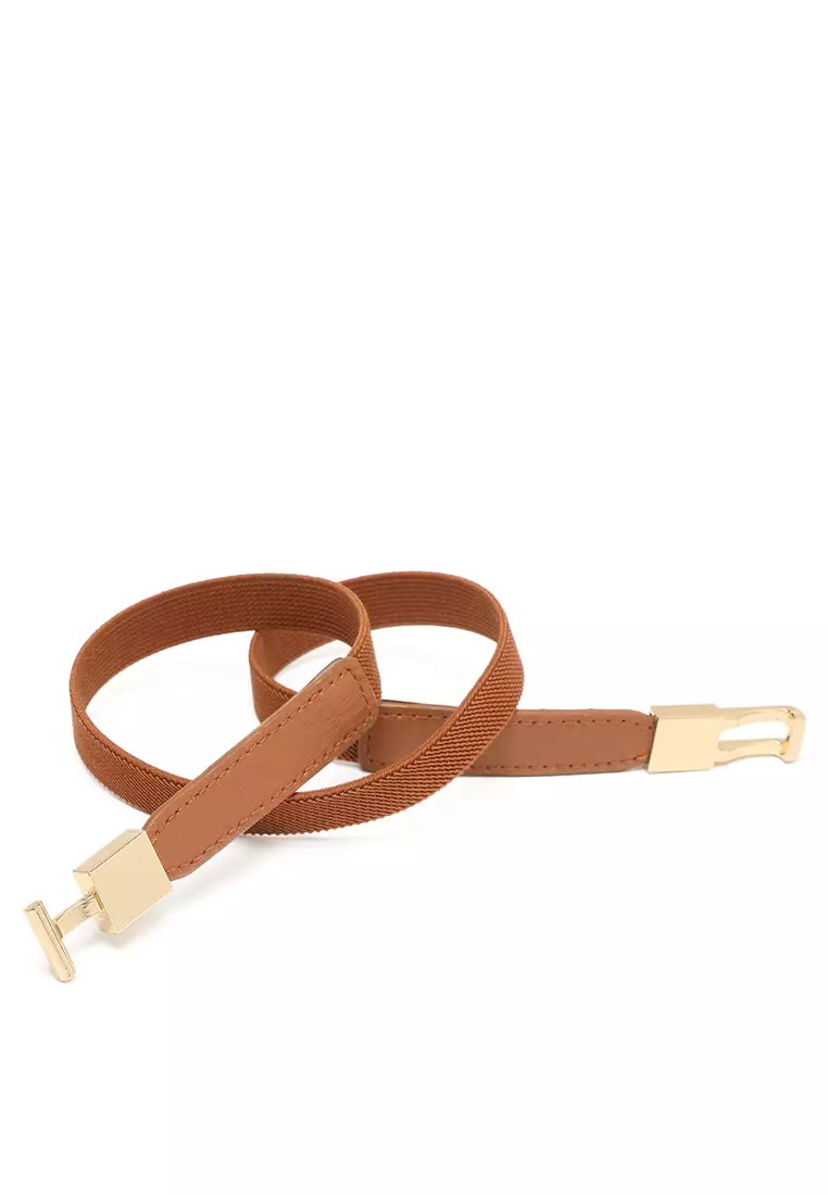 GYKACO AILEE Brown - Ikat Pinggang Wanita - Fashion Belt / Sabuk (Import)