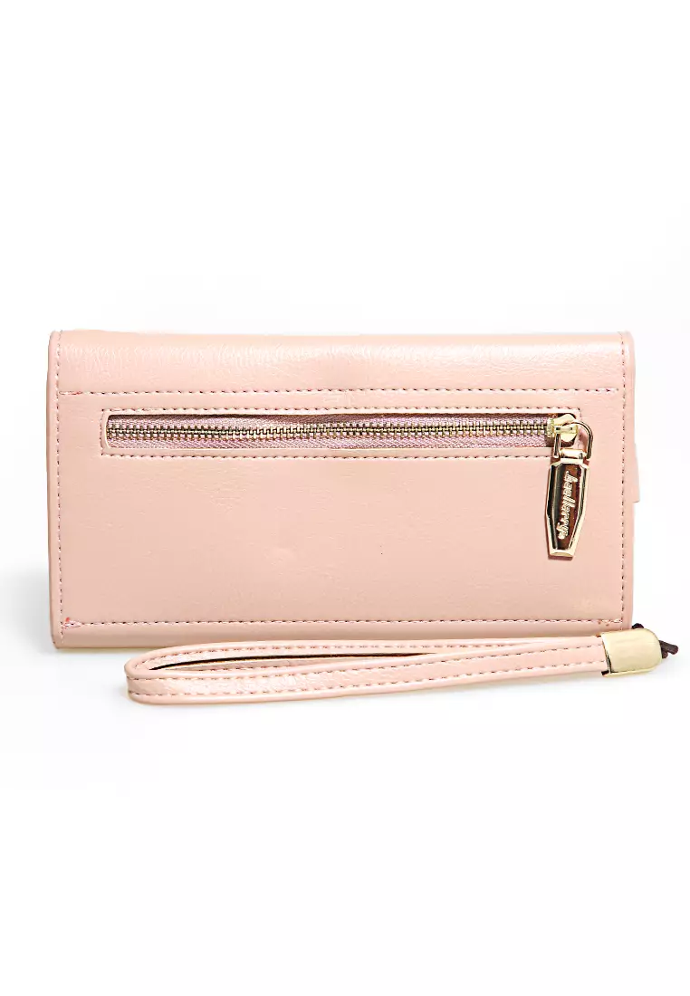 Clutch Wallet Dompet Wanita Model Panjang Handphone Slot Material Leather ORIGINAL