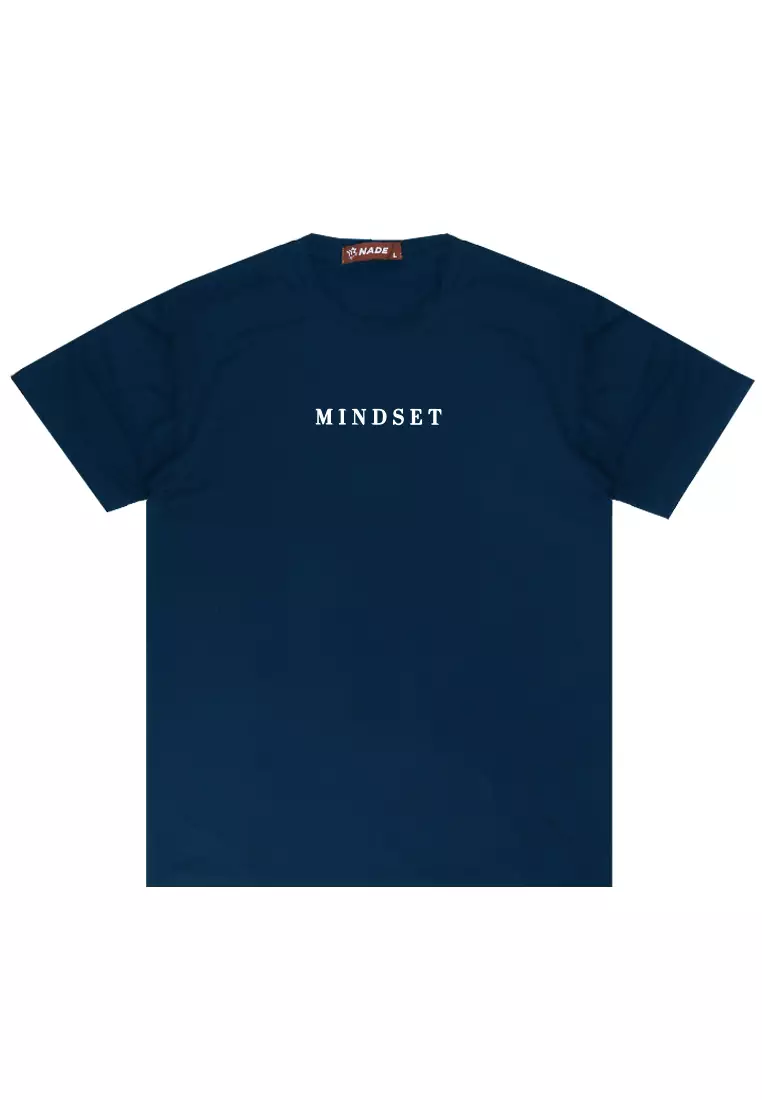NTD97 Kaos Gym Stretch Nade "mindset" navy