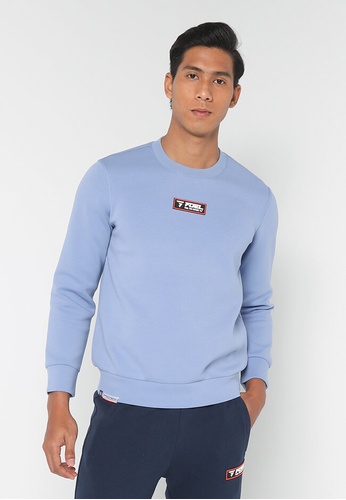 grey sports sweatshirt