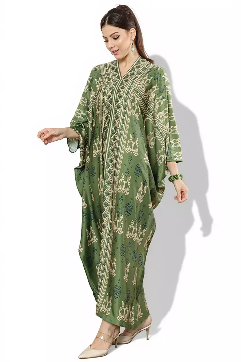Kanzi Exclusive Long Sleeve Tapis Kaftan