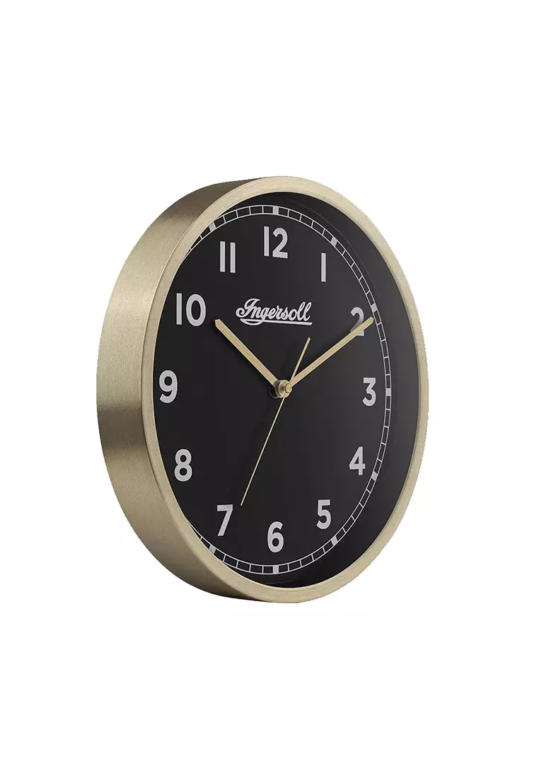 (FREE GIFT) Ingersoll The Spirit Black Leather Analog Automatic Watch For Men INI15801 IC001GB-GWP