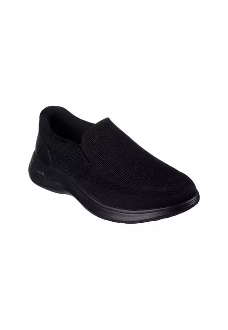 Discount on Skechers  shoes - SKU: Skechers Mens Arch Fit Darlo Low Profile Knitted Slip On