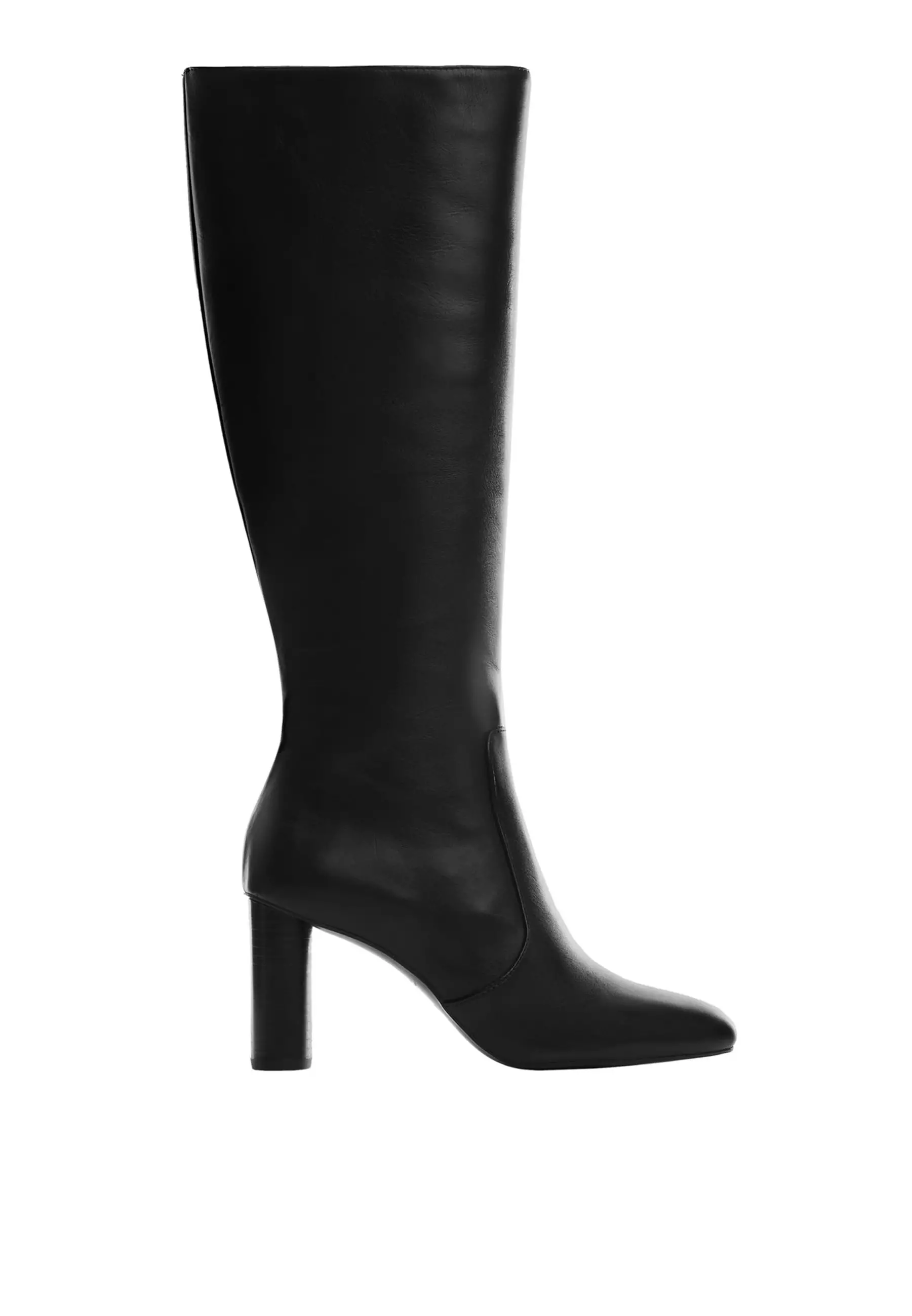 Discount on Mango  shoes - SKU: Round Toe Leather Boots