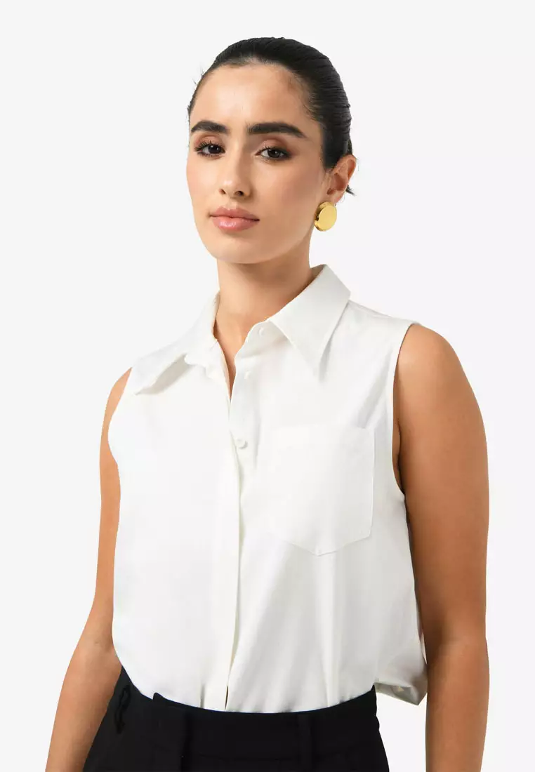 Kia Cotton Sleeveless Shirt