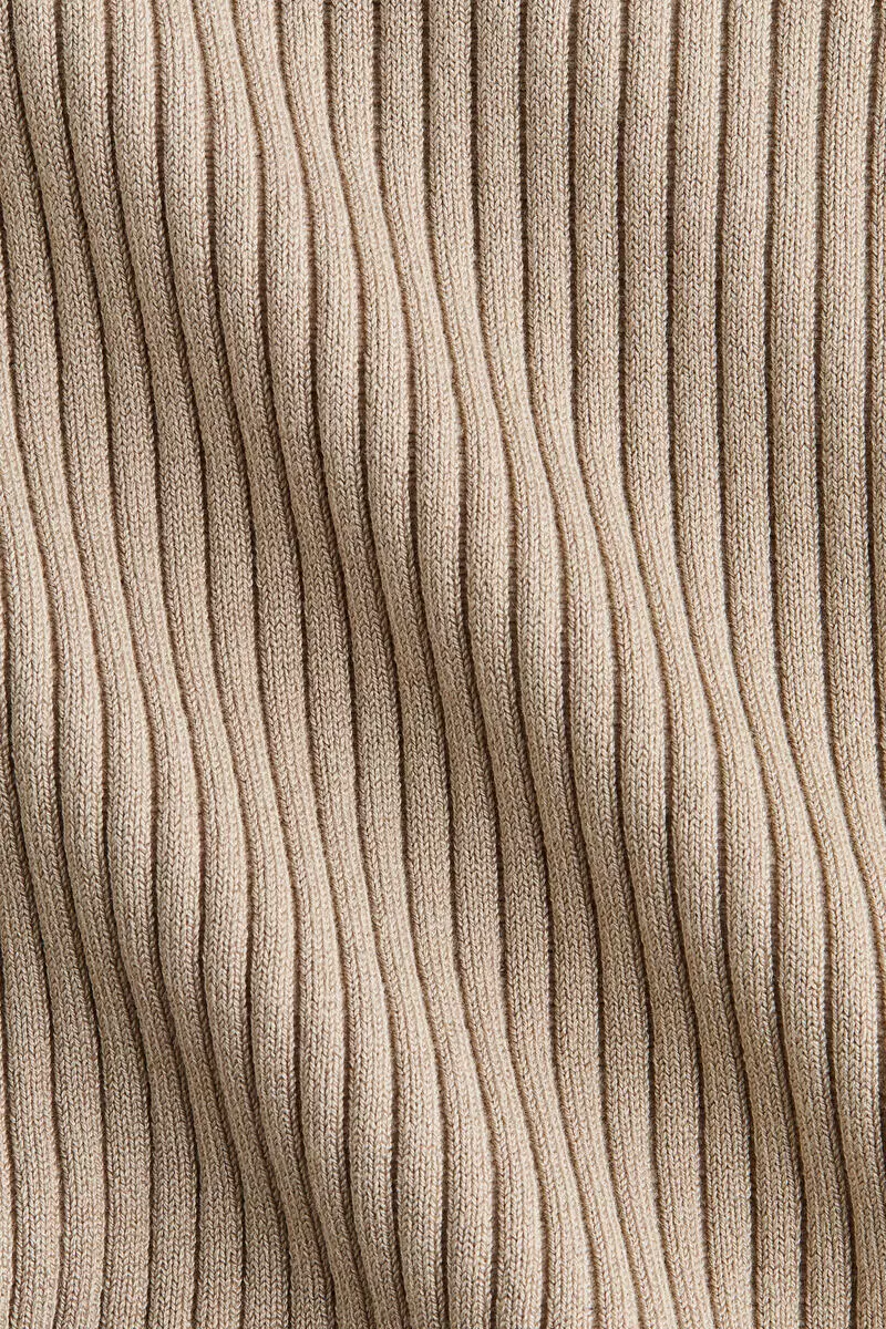Lace-trimmed polo shirt
