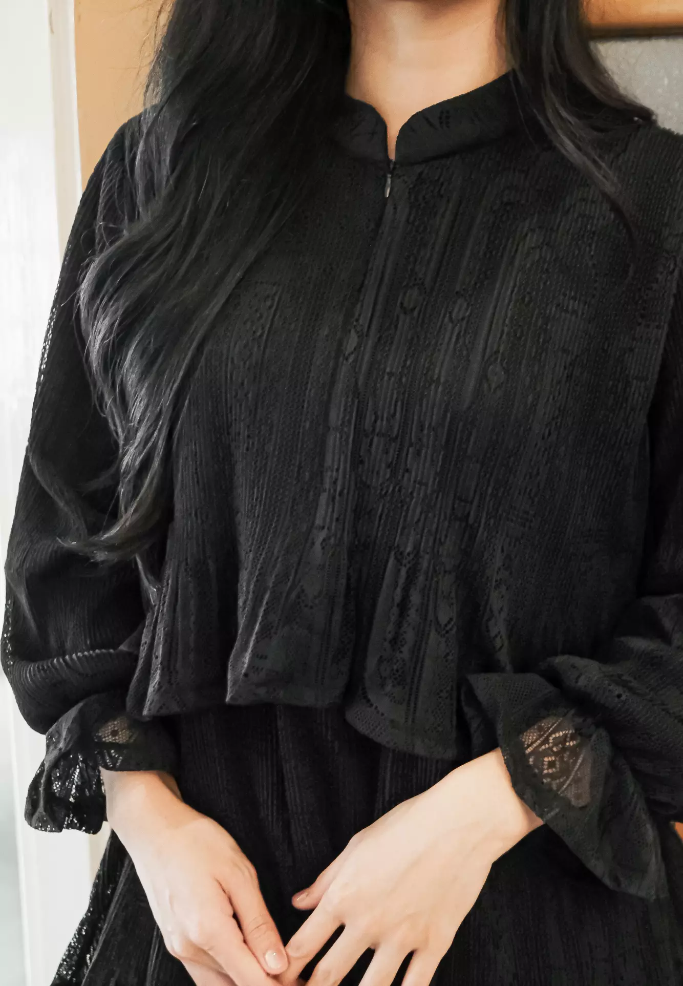 Ansara Blouse - Jet Black
