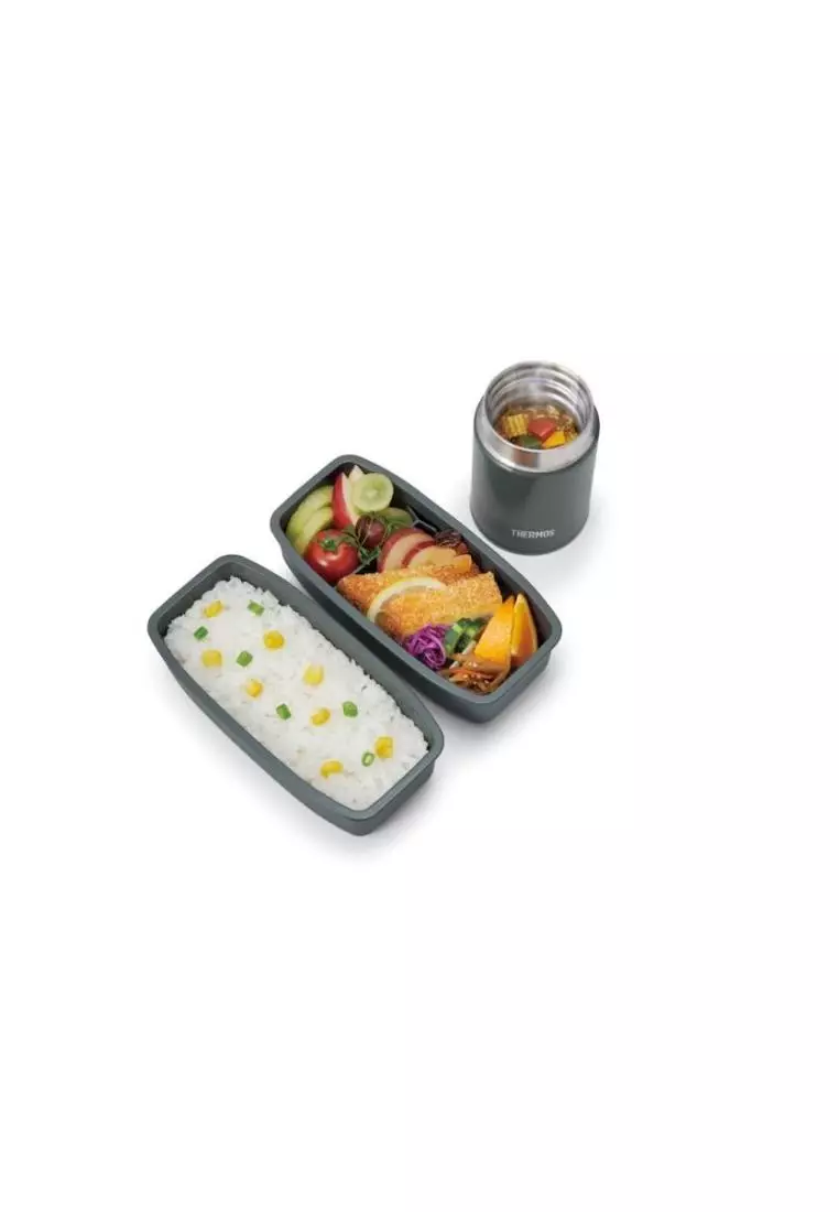 Thermos Vacuum Insulated Soup Lunch Set Dark Gray JEA-1000 DGY