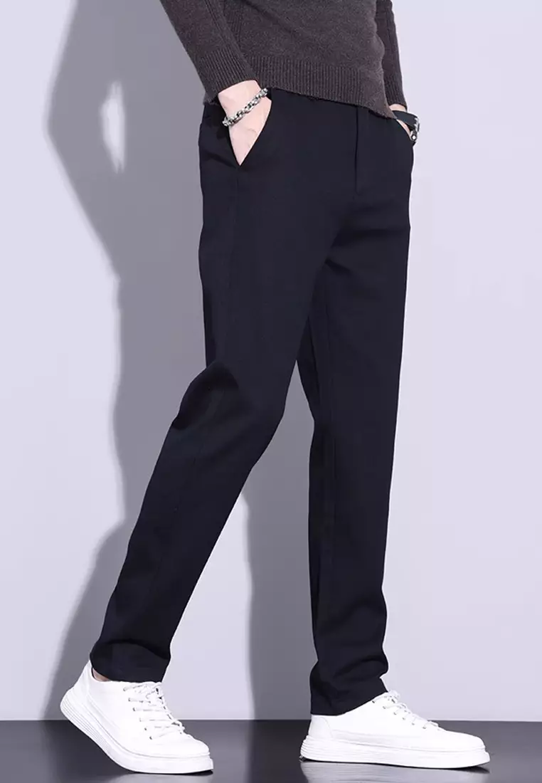 Buy Trendyshop Men's Straight Twill Pants 2024 Online