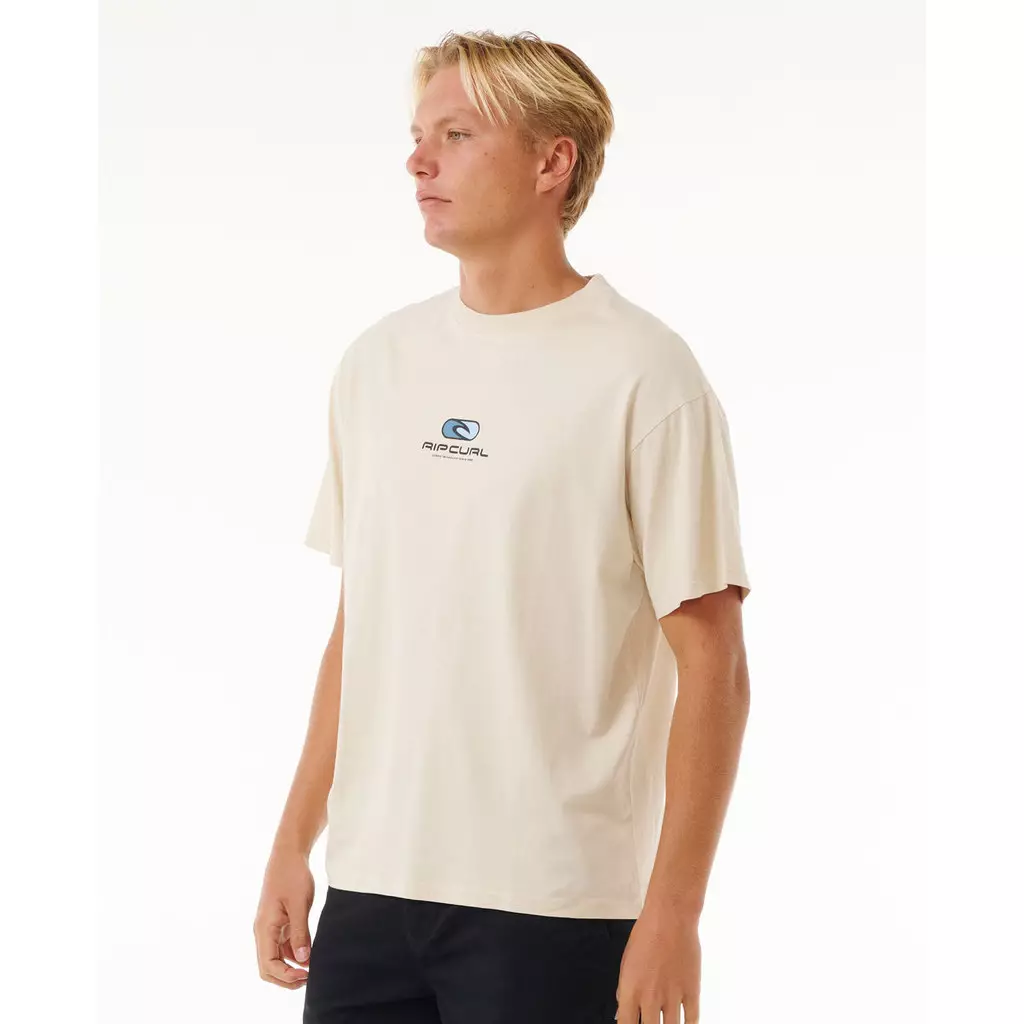 Rip Curl Pill Icon Tee - Vintage White