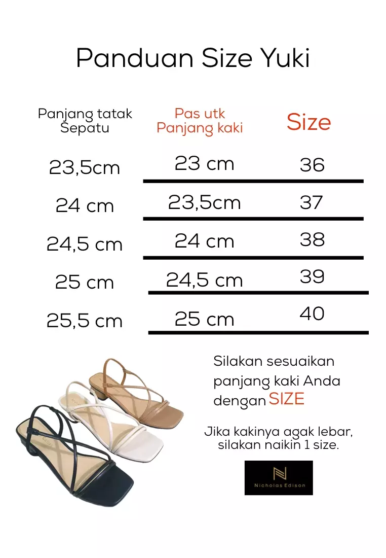 Nicholas Edison Heel Yuki Cream