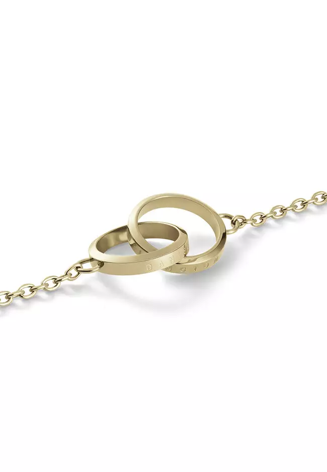 Elan Unity Bracelet Gold 185mm - DW OFFICIAL - Stainless steel Enamel cuff gelang tangan for women and men