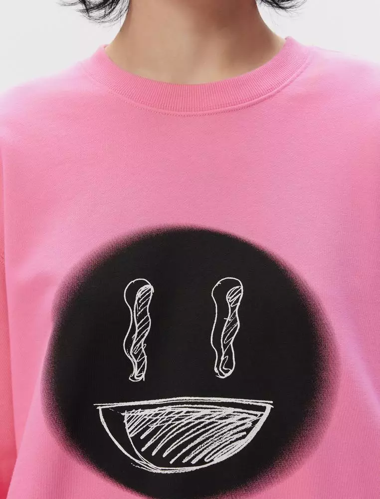 JNBY Women's Graphic Print Loose Hoodie