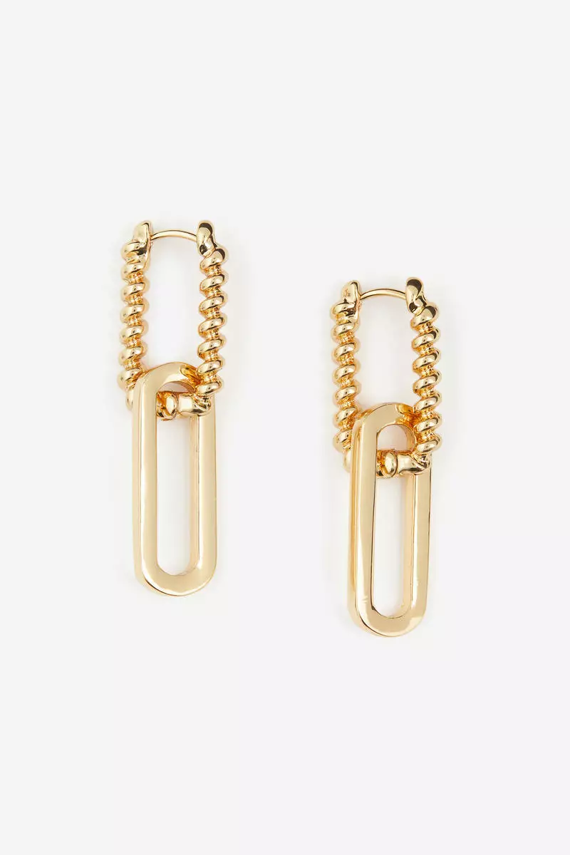 Gold-plated earrings