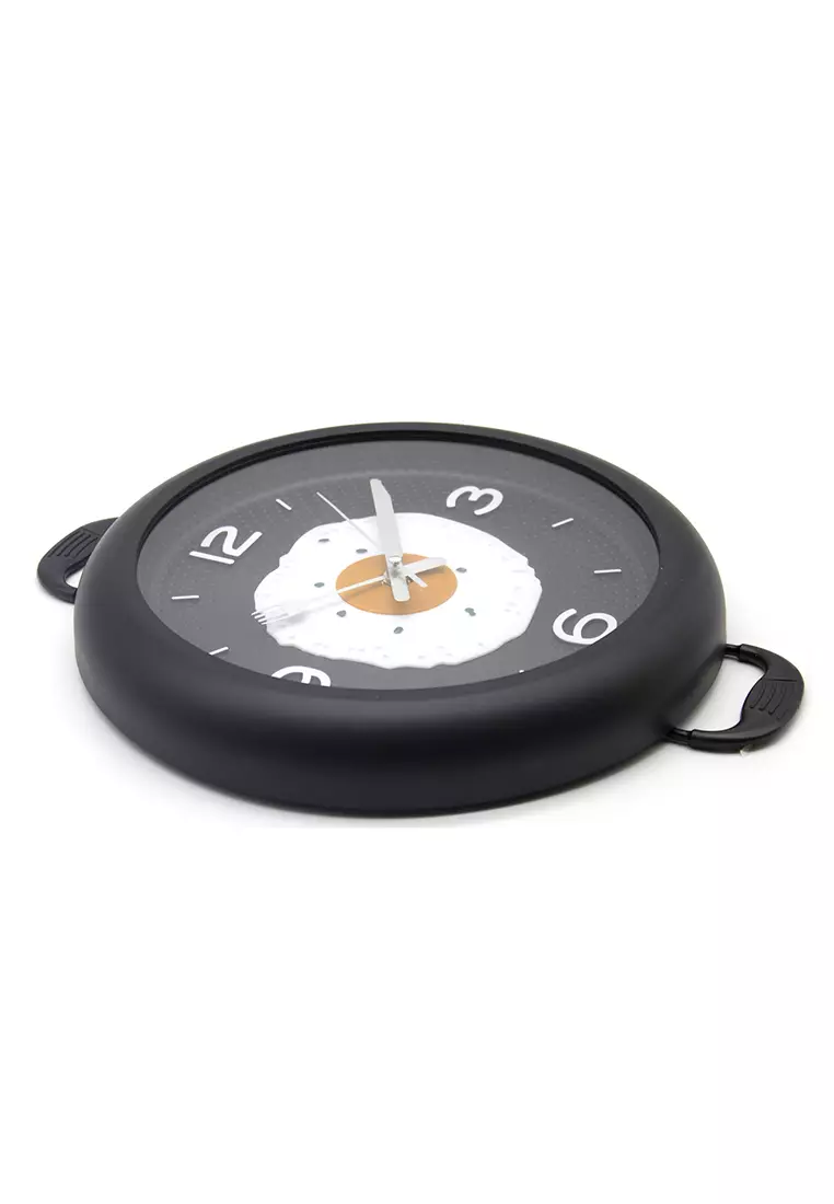 Buy At Home Braiser Pan Egg Silent Wall Clock 2023 Online ZALORA
