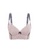 ZITIQUE pink Women's Lace Floral Pattern Soft Wired Collect Accessory Breast Push Up Lace Bra - Pink 931E1US4D38846GS_1