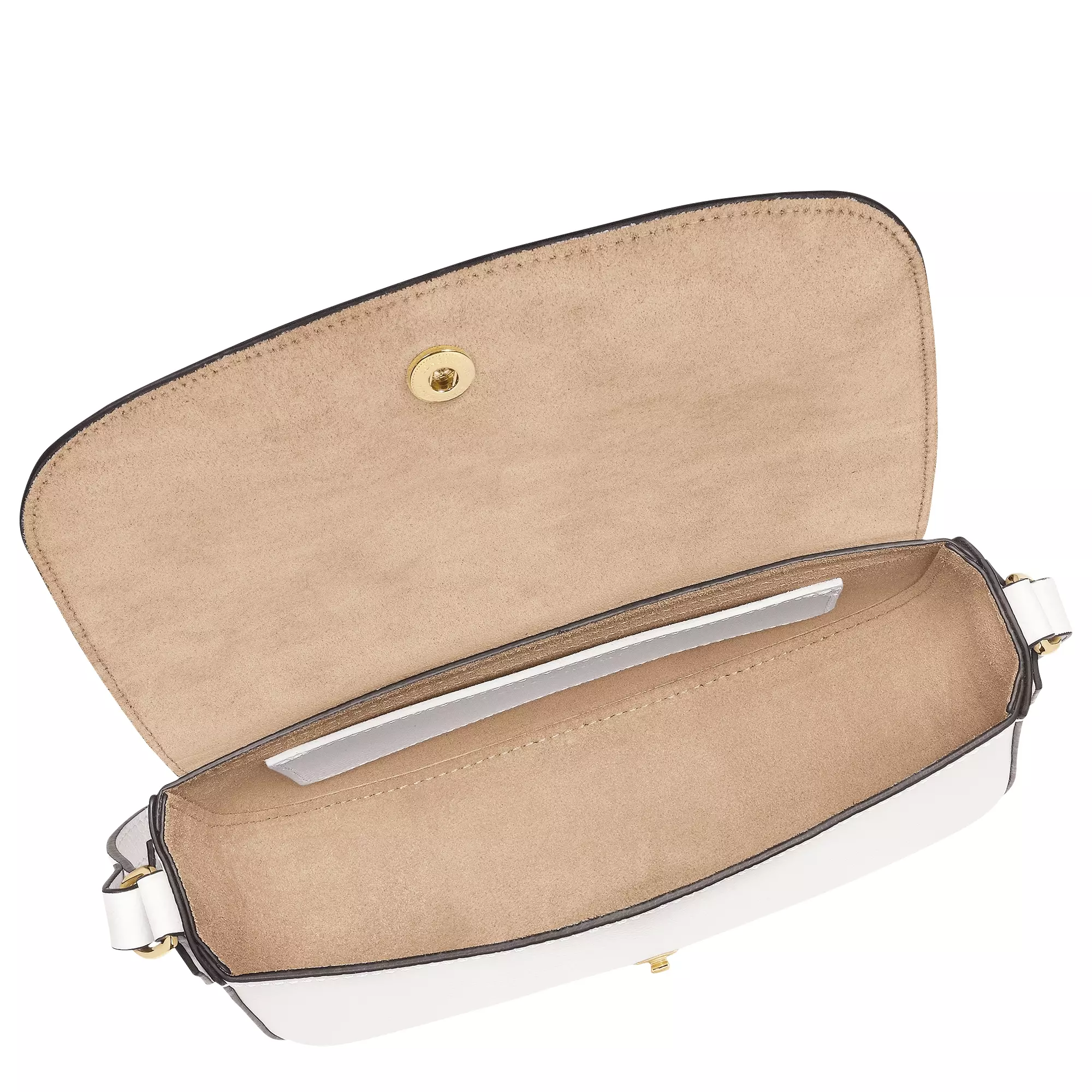 Epure S Crossbody Bag in Leather - White