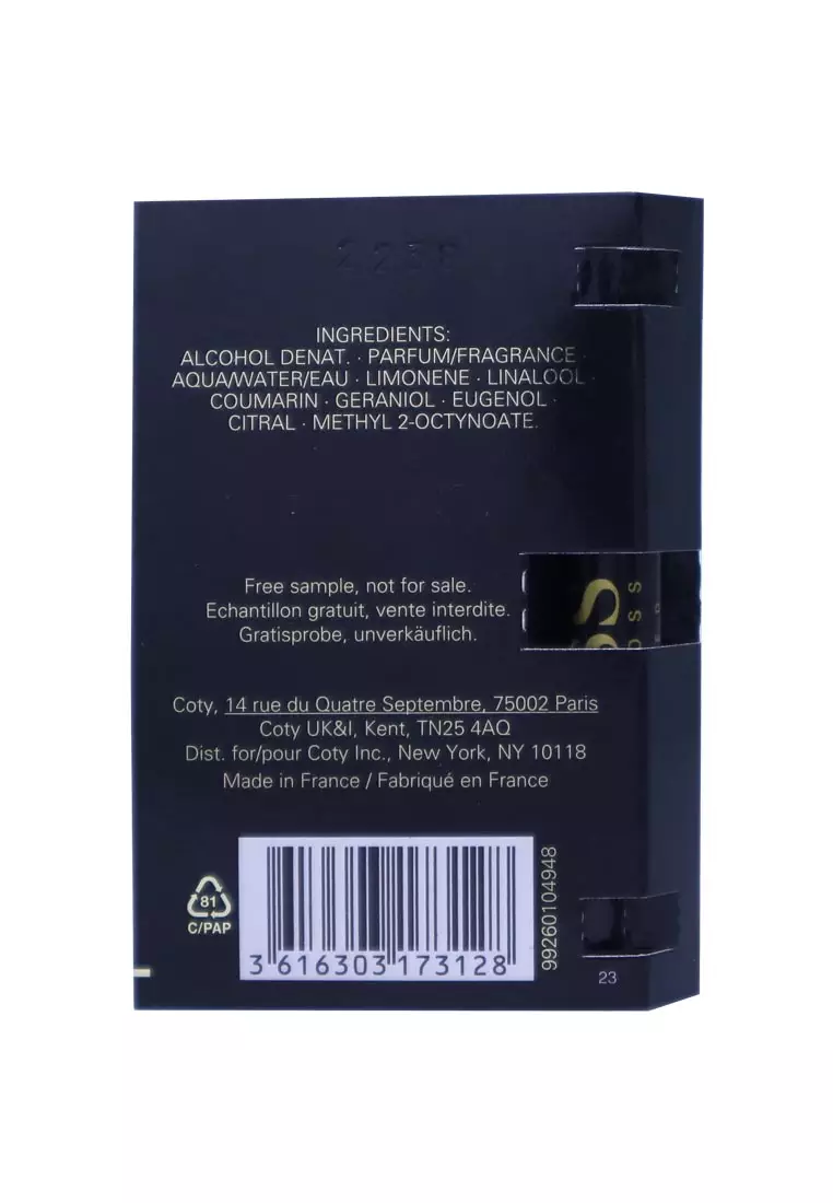 Hugo Boss Boss Bottled Parfum Man (Vial) 1,2 ML