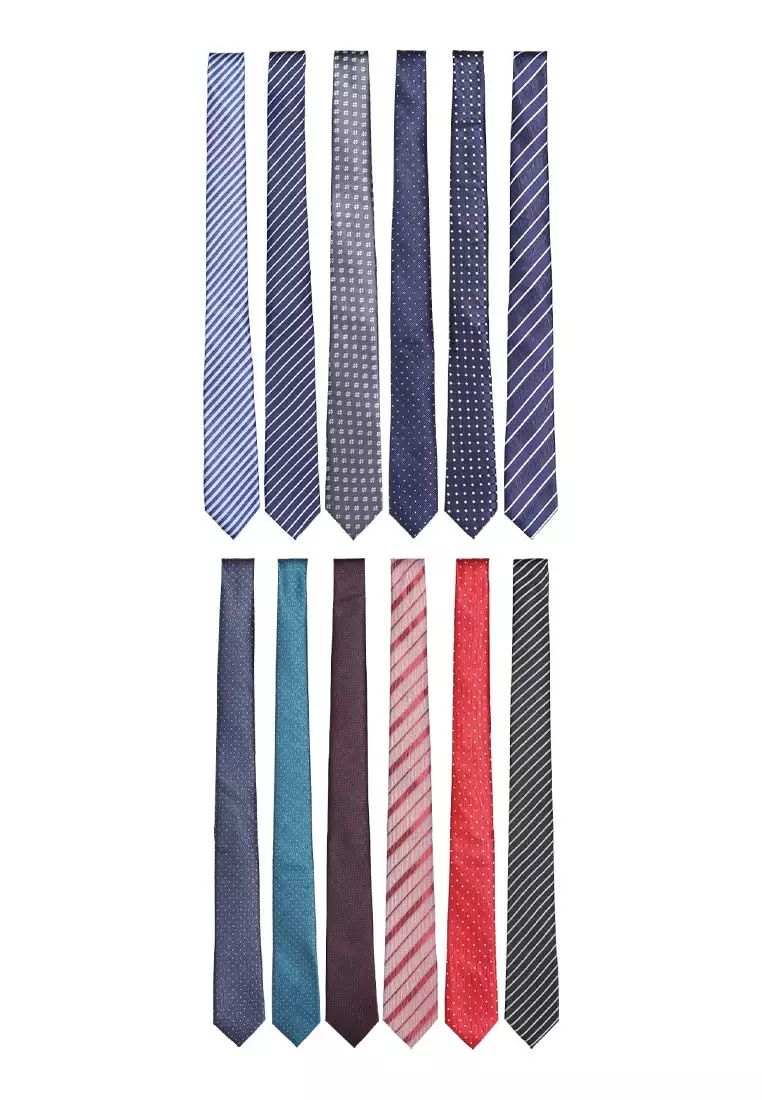 Byford Mens Micro Polyester Neck Tie 6.5 - 3026006B-77Maroon