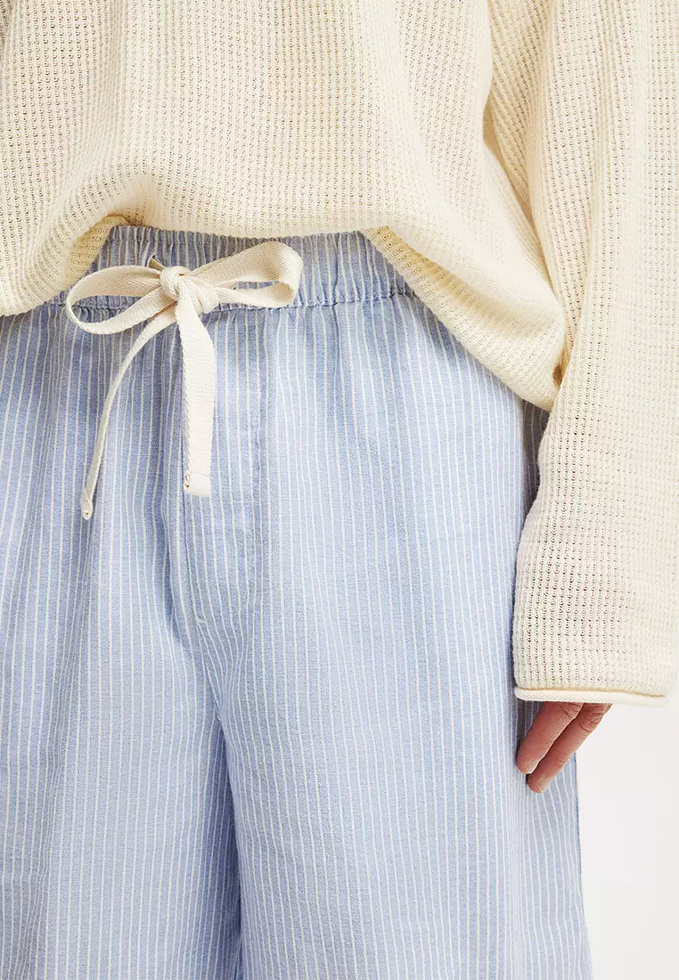 Baggy Linen Shorts