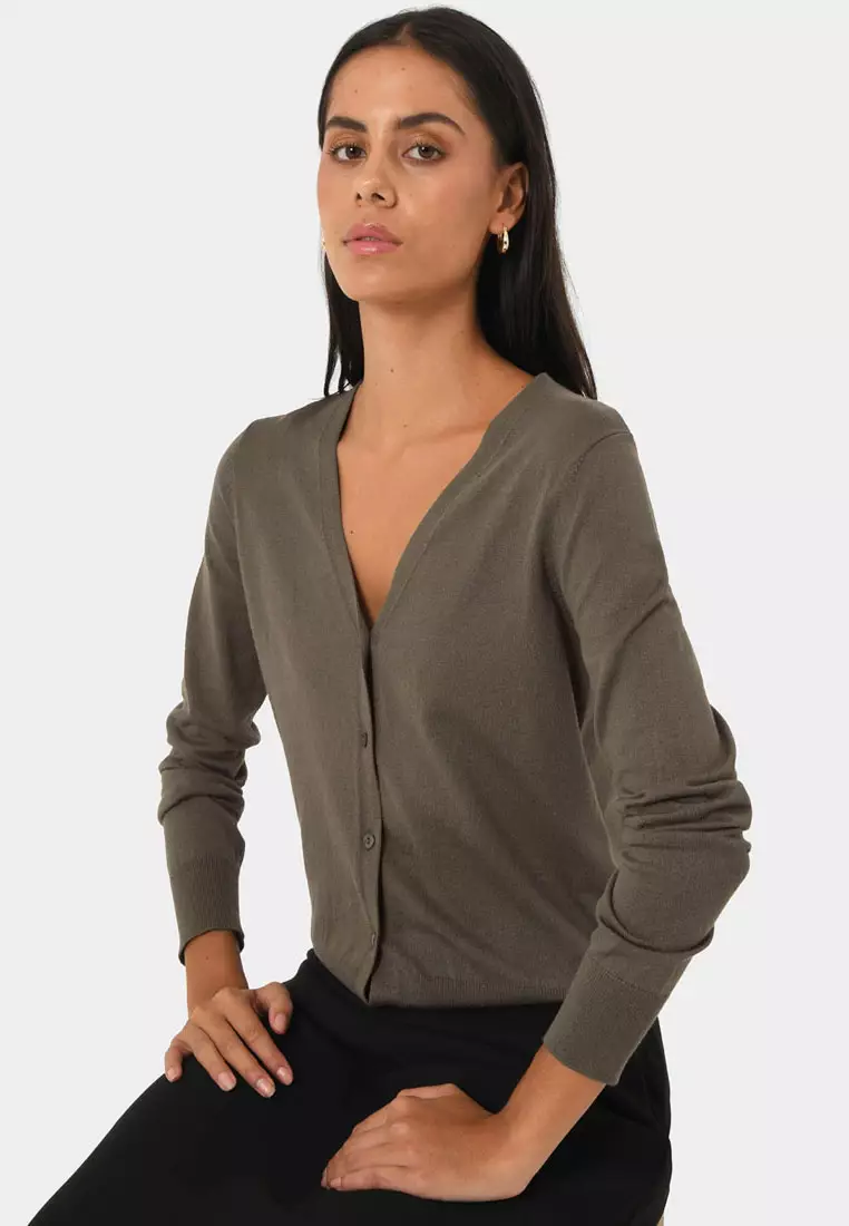 Nicolette V-Neck Knit Cardigan