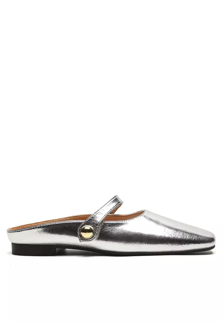 Discount on Twenty Eight Shoes  shoes - SKU: Buckle Strap Flat Mules Ww289-1