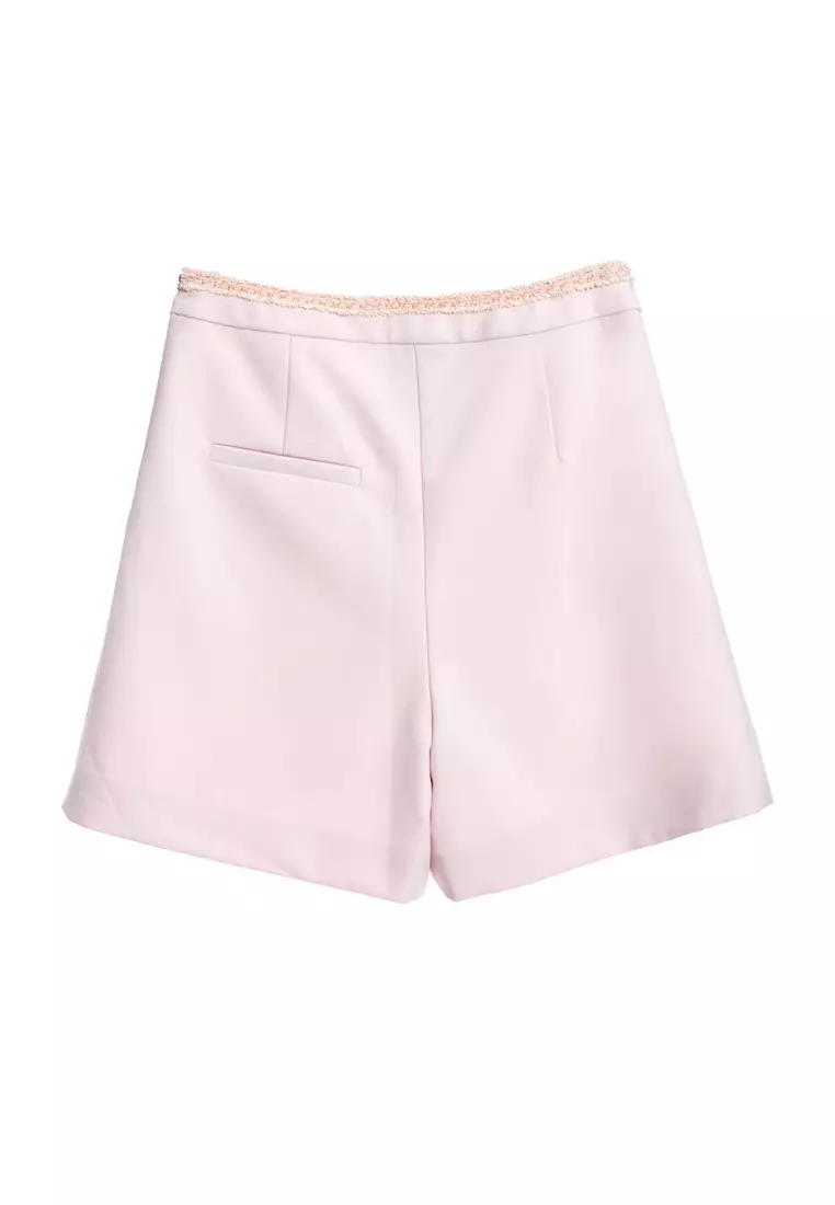 Basic High Waist Pink Shorts