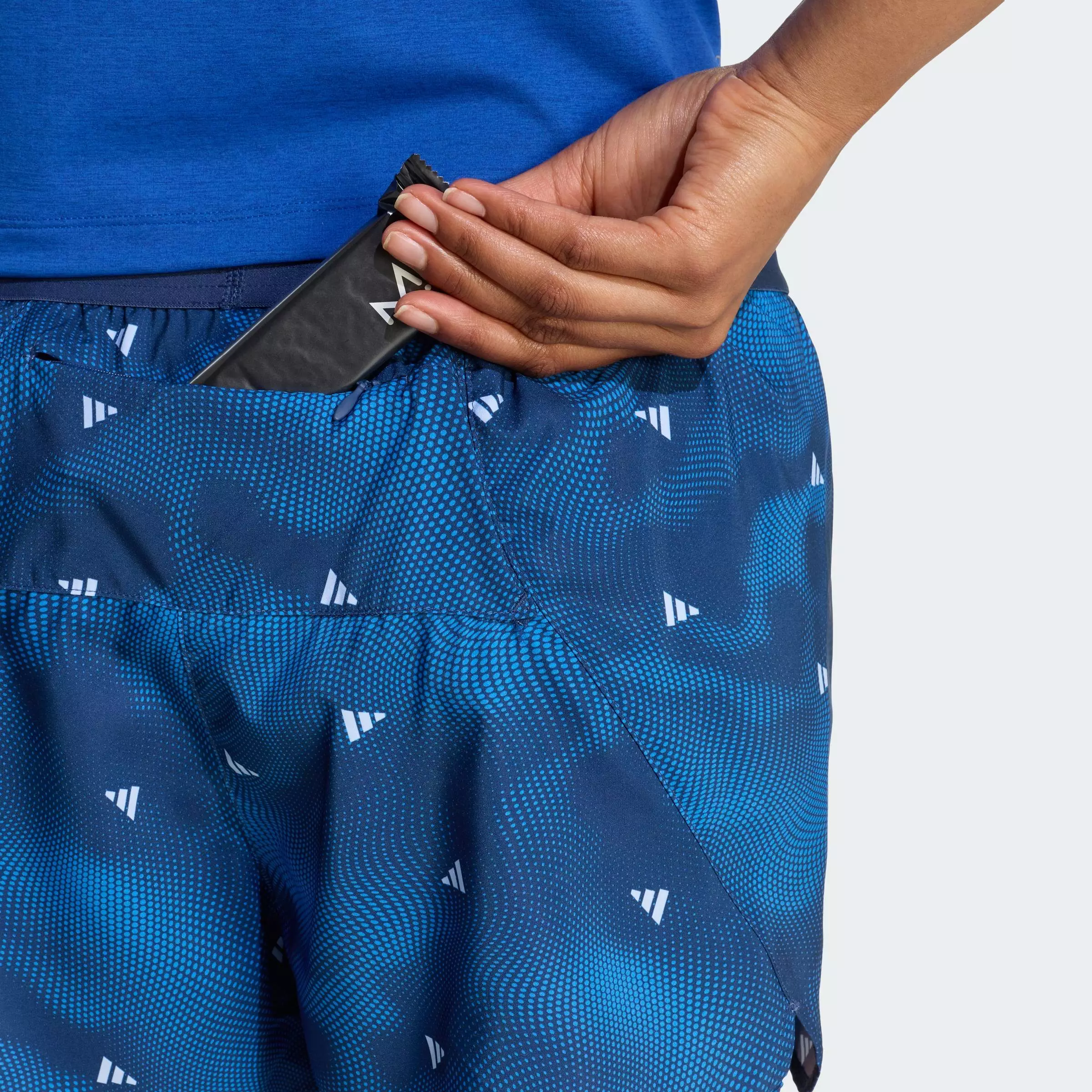 Running adi365 Running Essentials Brand Love Shorts Women Blue KD3957