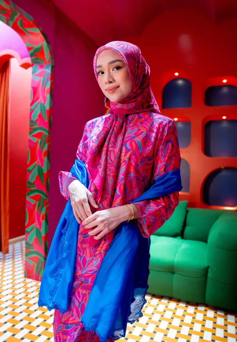 Bayu Somerset Mora Kurung - Pink
