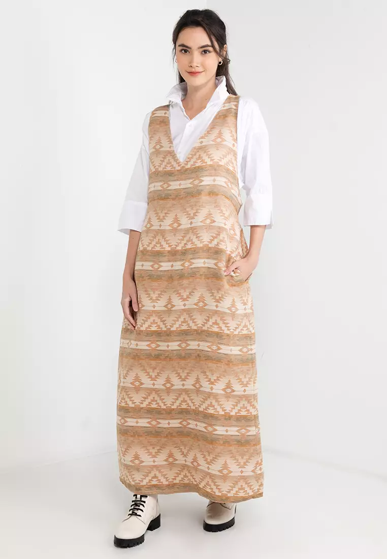 【PENDLETON】定制V領長裙