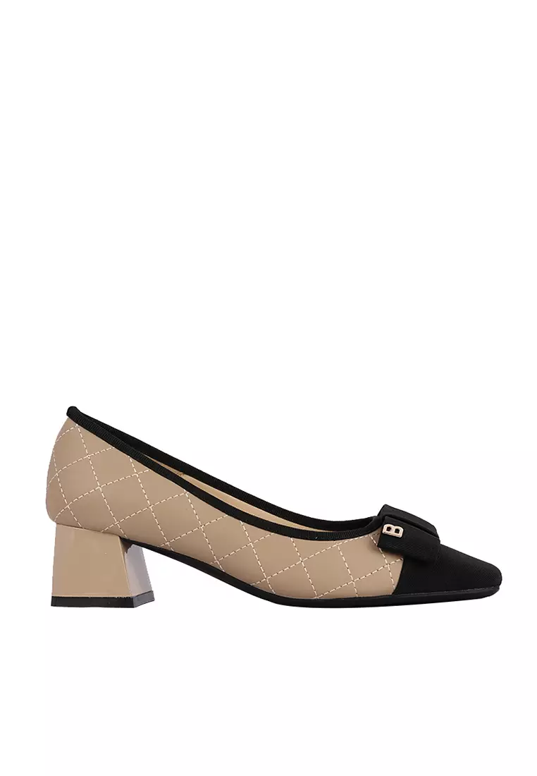 Discount on Twenty Eight Shoes  shoes - SKU: 4.5cm Vintage Square-Toe Block Heels Shoes Xj332-41