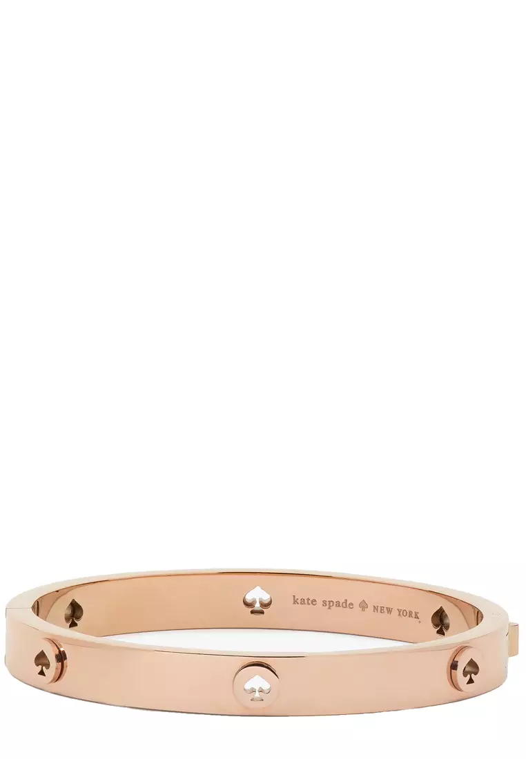 Buy Kate Spade Spot The Spade Studded Hinged Bangle Bracelet in