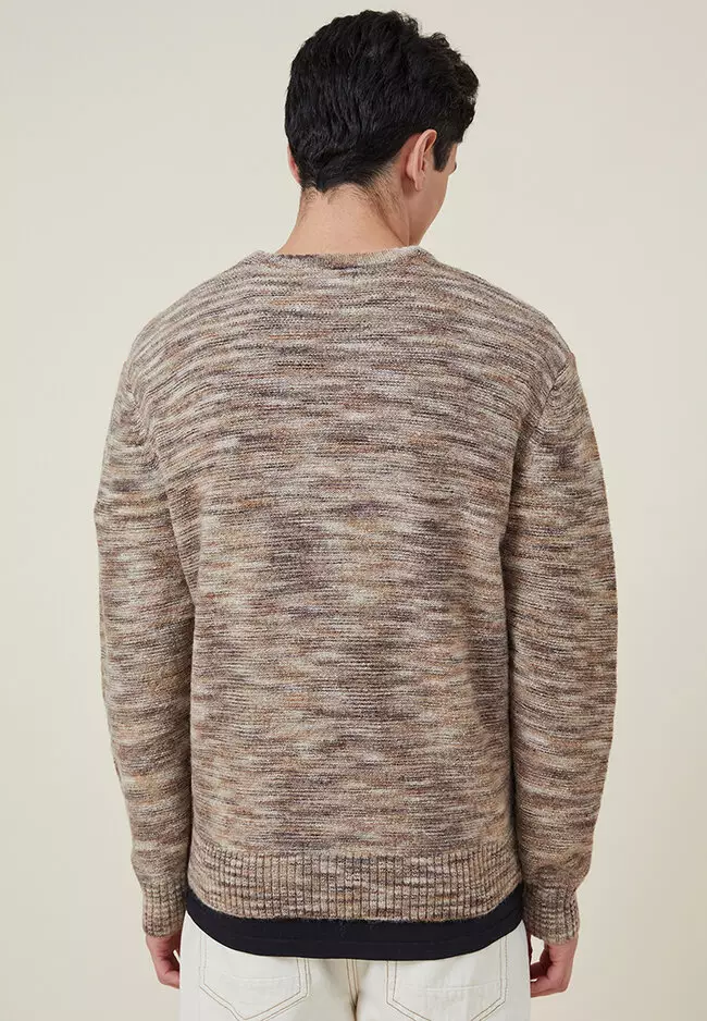 Knitwear cotton top on