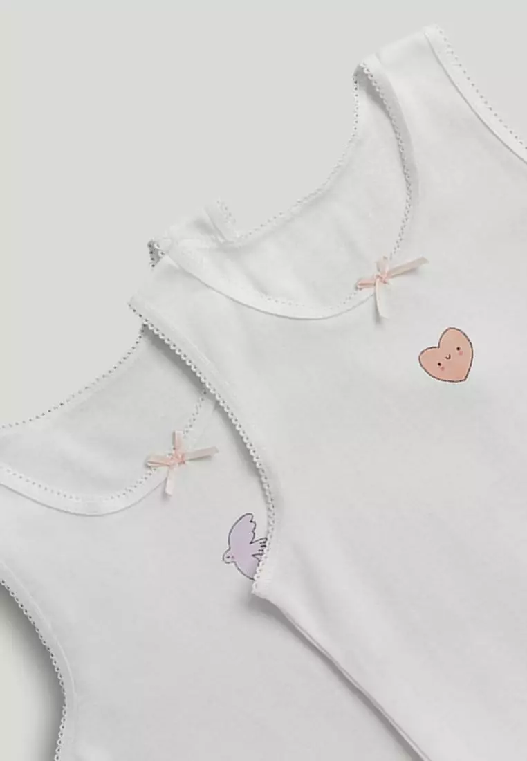 2 Pack Bird Sleeveless Vests