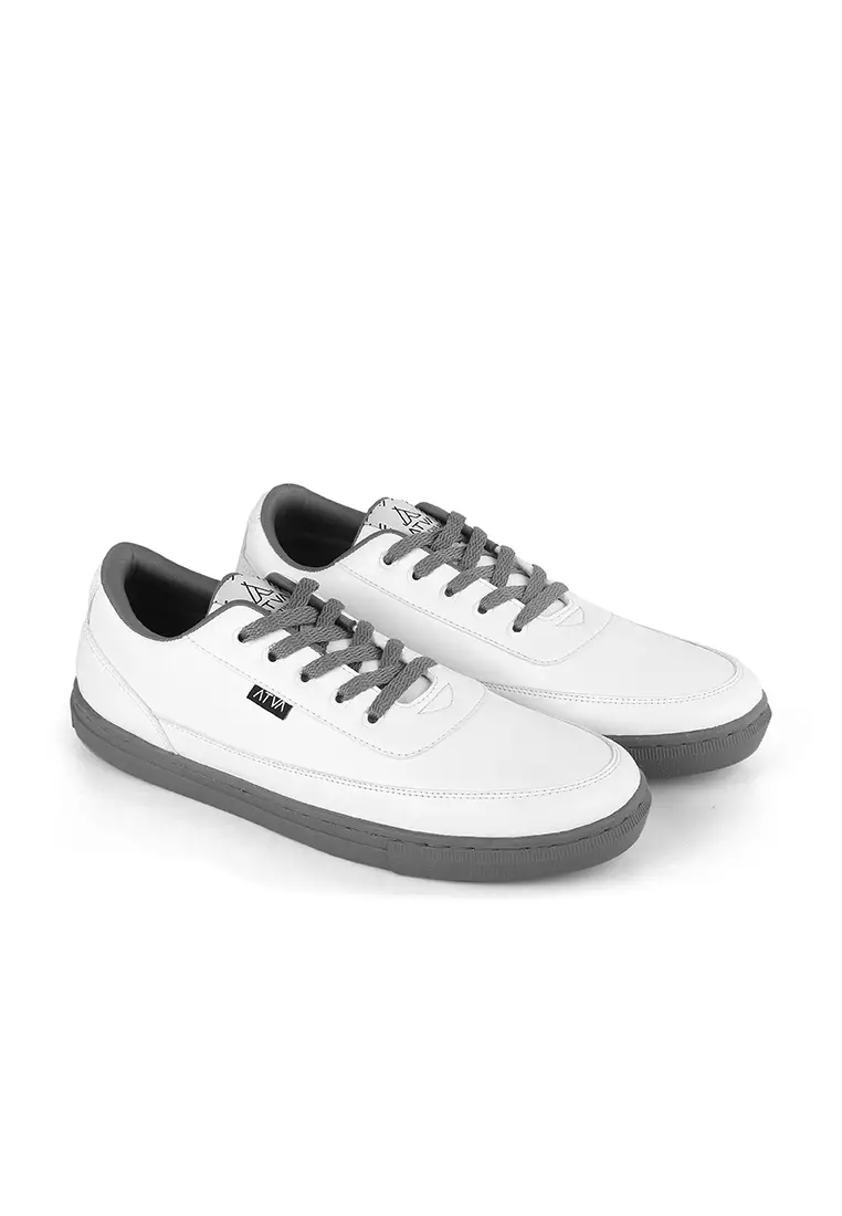 Jual Atva Sepatu Putih White Sneakers Pria Model Casual Shoes Sepatu